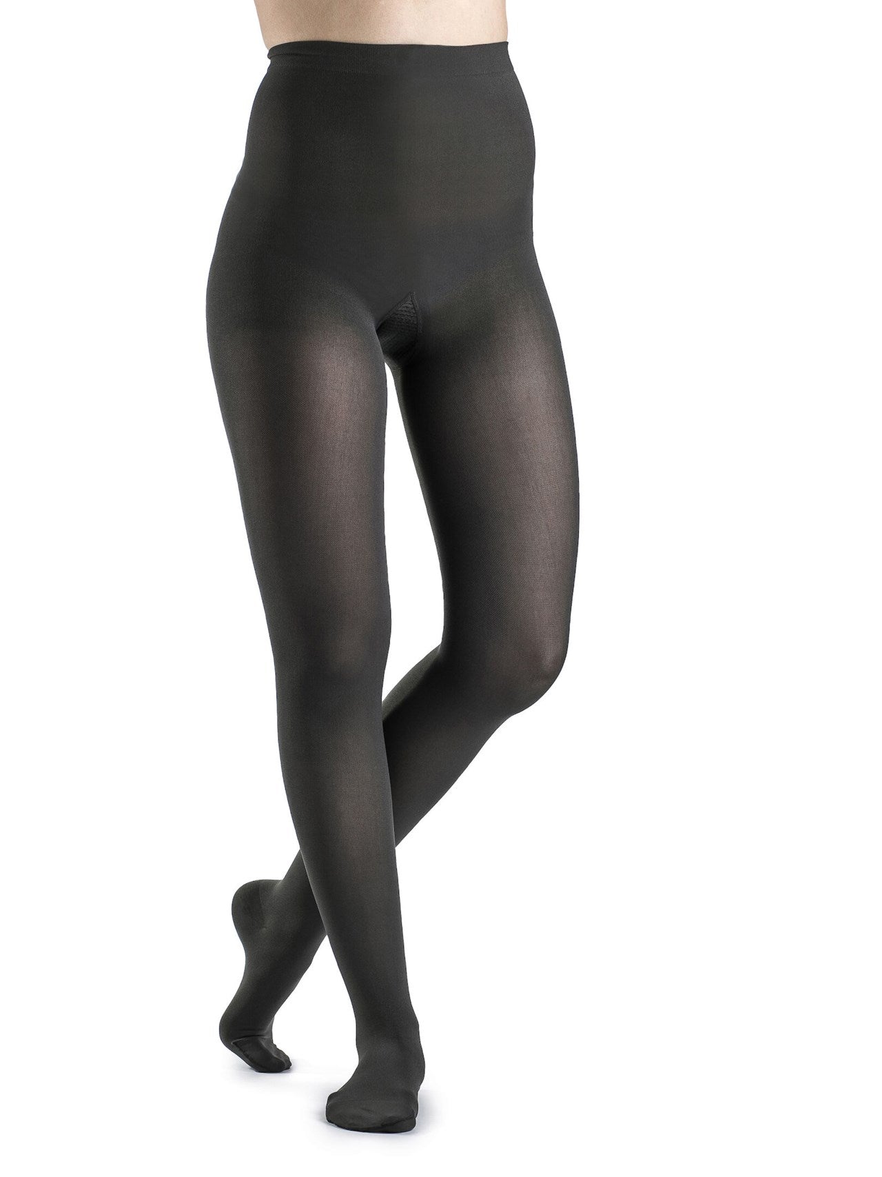 Sigvaris 840 Soft Opaque Compression Socks 15-20 mmHg Thigh High for Female Pantyhose Closed Toe