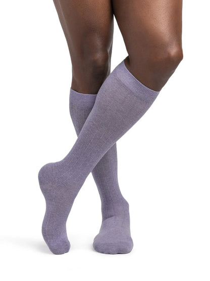 Sigvaris 250 Linen Compression Socks 20-30 mmHg Calf High For Men Closed Toe