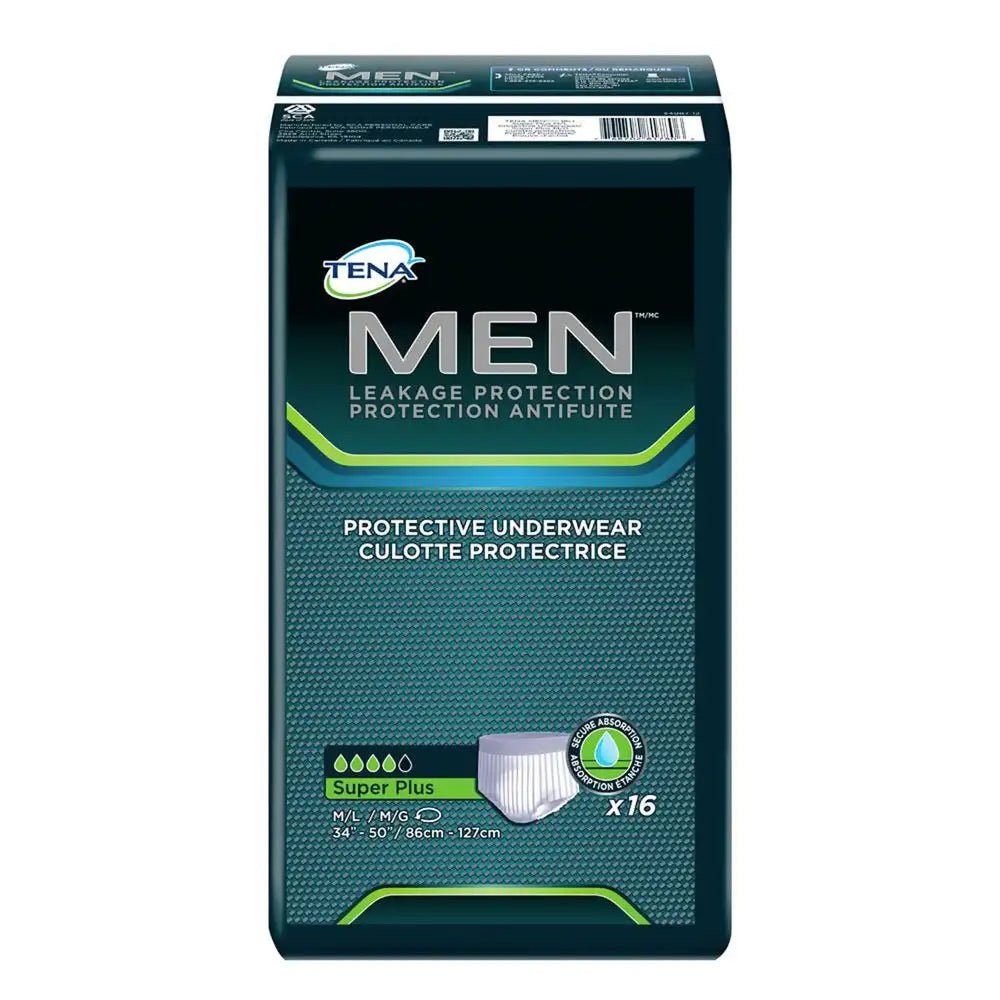 TENA® MEN™ Protective Underwear Super Plus Absorbency | Tena - Factory Direct Medical