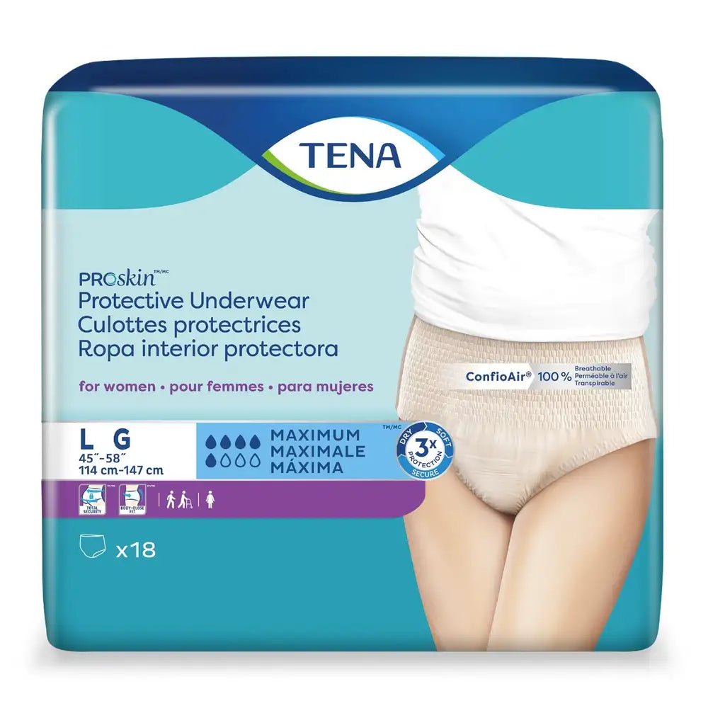 TENA Proskin Underwear for Women | Tena - Factory Direct Medical