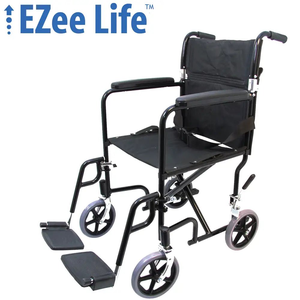 Transport Chair - 17" x 16" - CH1041 | Ezee Life - Factory Direct Medical