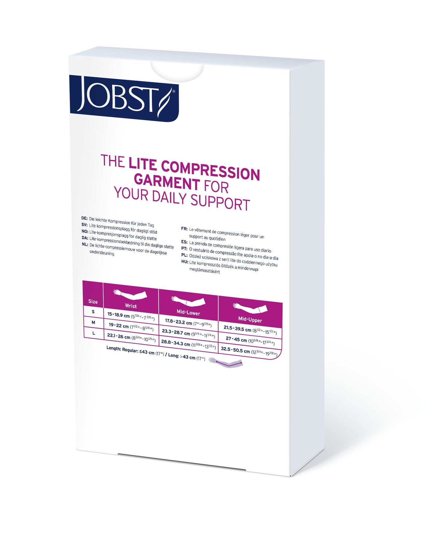 JOBST Bella Lite Armsleeve 20-30 mmHg with Silicone Arm Band