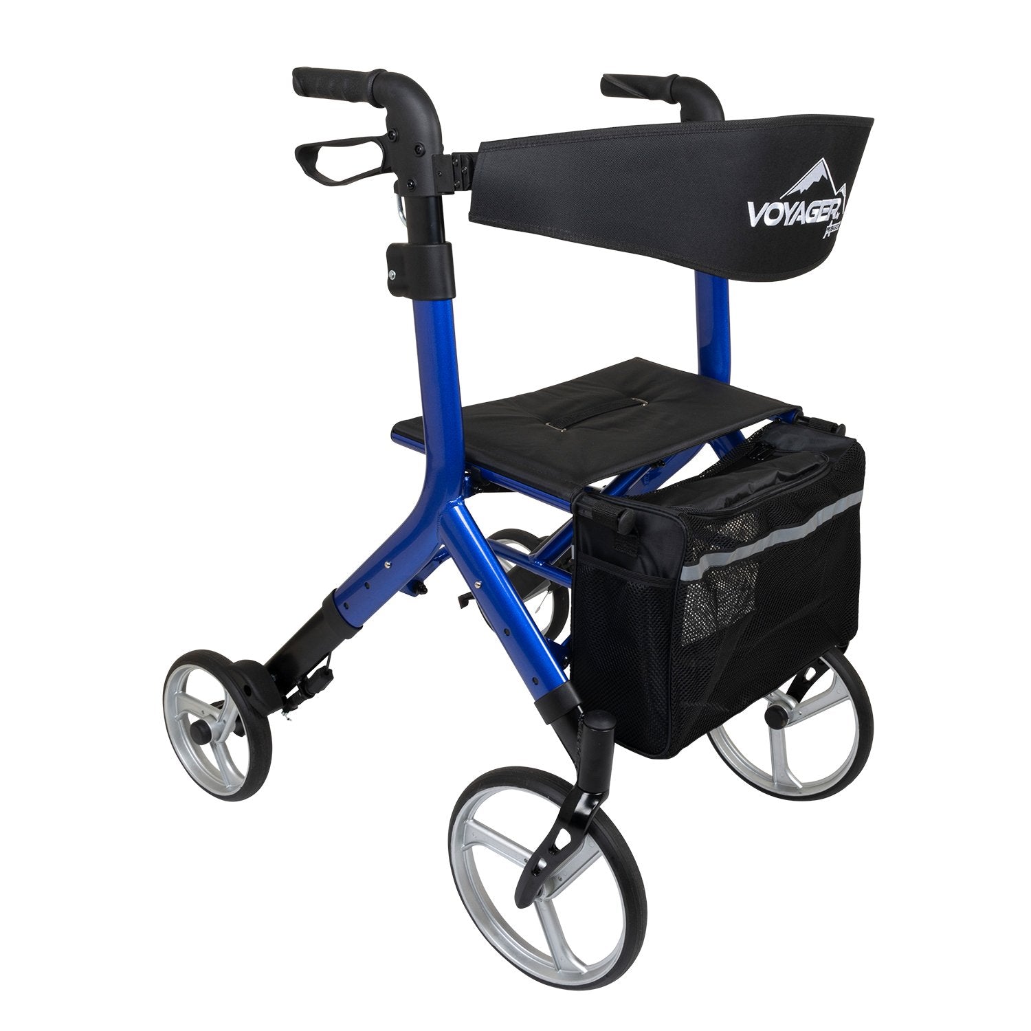 Voyager Adjustable Height Euro - Style Rollator | Probasics - Factory Direct Medical