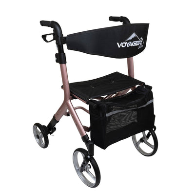 Voyager Adjustable Height Euro - Style Rollator | Probasics - Factory Direct Medical