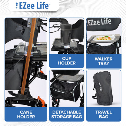 "X" Frame Rollator - CH3011 | Ezee Life - Factory Direct Medical
