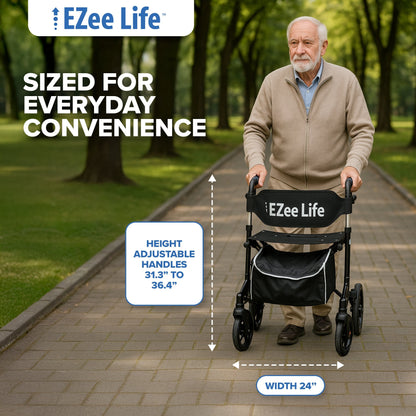"X" Frame Rollator - CH3011 | Ezee Life - Factory Direct Medical