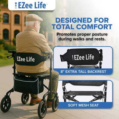 "X" Frame Rollator - CH3011 | Ezee Life - Factory Direct Medical