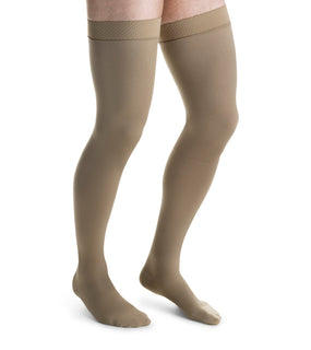 JOBST forMen Compression Socks 30-40 mmHg Thigh High, Closed Toe