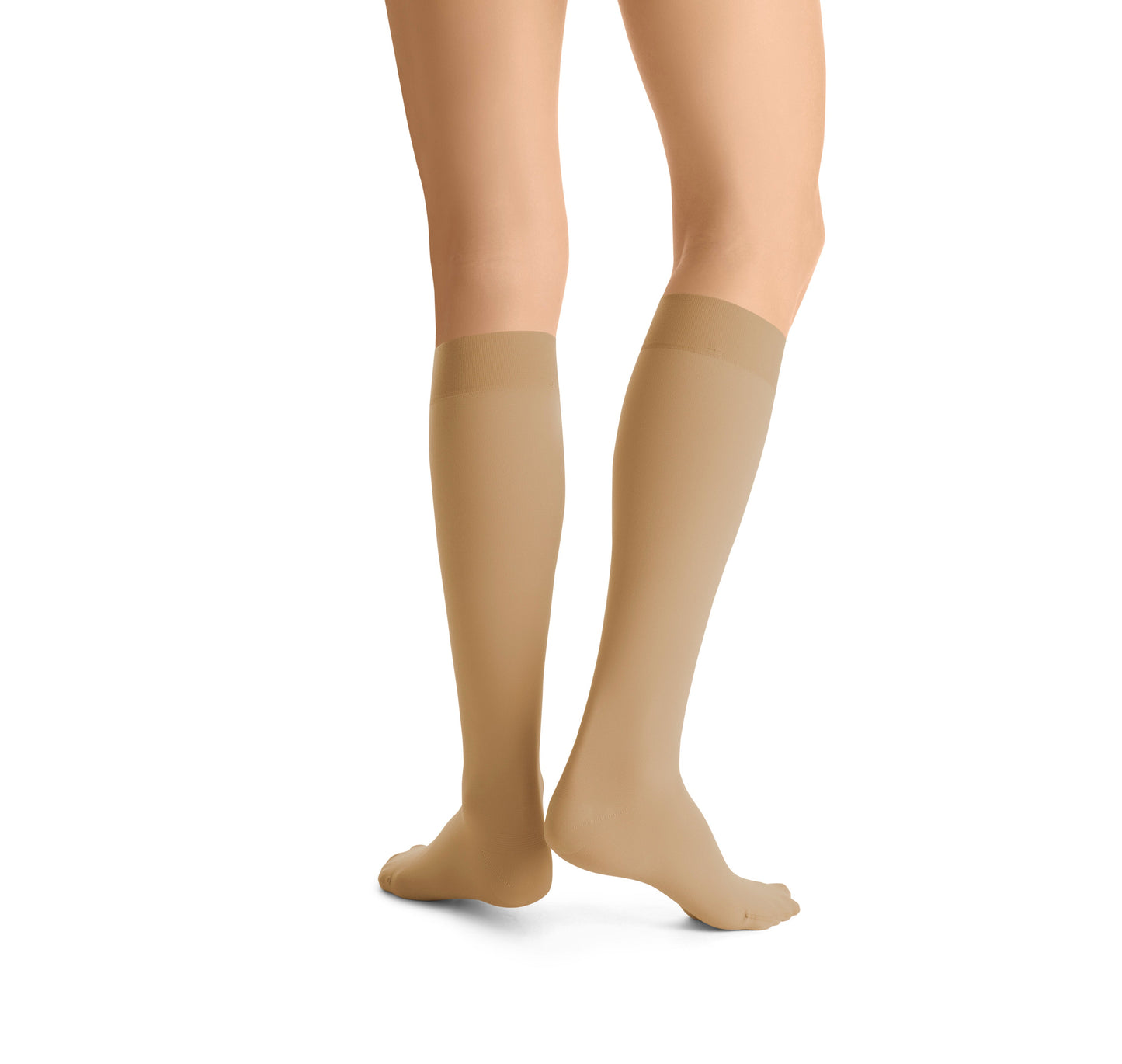 JOBST Opaque Compression Stockings 15-20 mmHg Knee High SoftFit Band Closed Toe