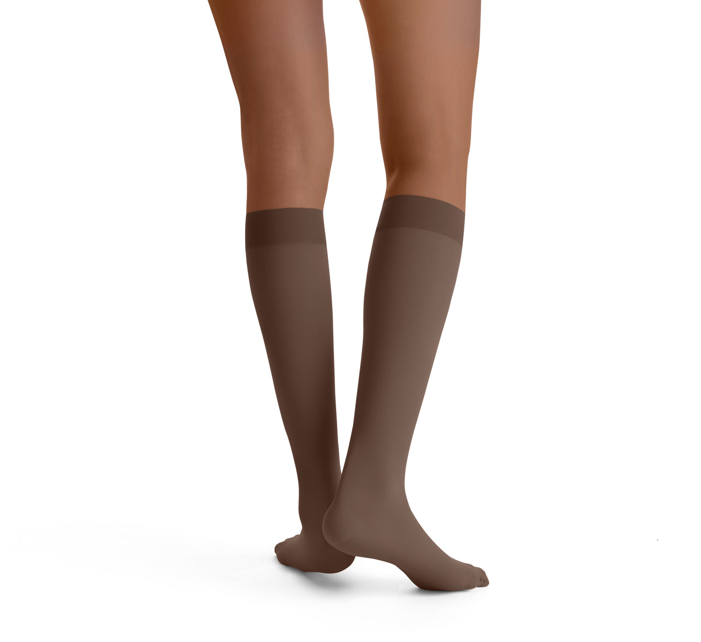 JOBST Opaque Compression Stockings 15-20 mmHg Knee High SoftFit Band Closed Toe