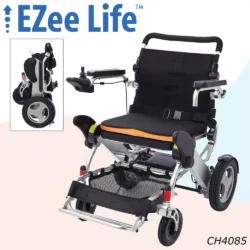 3G Platinum Folding Electric Wheelchair w/ 12" Rear Wheels - CH4085