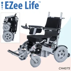 4G Bariatric Electric Folding Wheelchair - 500 lb Capacity - 20" Seat - CH4075