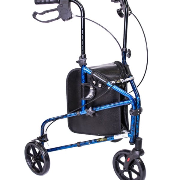 MOBB 3" Wheel Aluminum Rollator - Comes in Red and Blue color