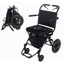 Deluxe Folding Transport Chair