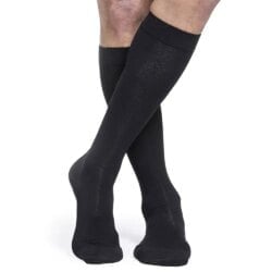 230 Cotton Compression Stockings for Men's Closed Toe Calf High Regular Top Band