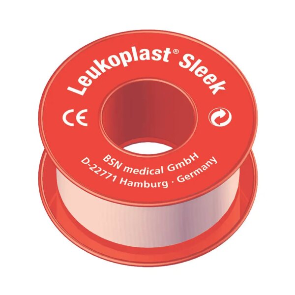 Leukoplast® Sleek - Zinc Oxide Plastic Waterproof Tape
