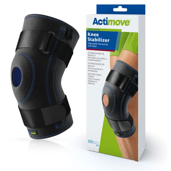 Knee Stabilizer - Adjustable Horseshoe & Stays - Actimove