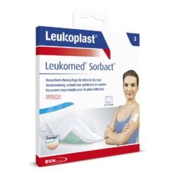 Leukomed® Sorbact® - Antimicrobial Waterproof Transparent Sterile Dressing