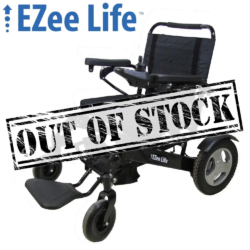 4G Bariatric Electric Folding Wheelchair - 352 lb Capacity - 21" Seat - CH4076