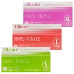 Alliance Vinyl Gloves - 100 / Box