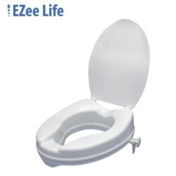 CH2028 2" Raised Toilet Seat w/Lid
