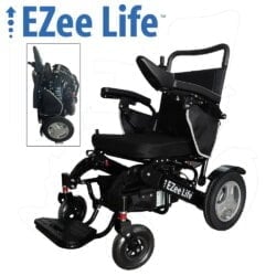 6G EZee Fold Electric Wheelchair - 12" Wheels - CH4095
