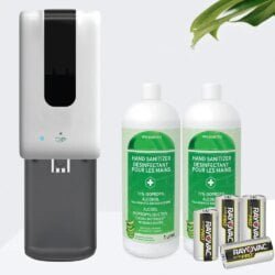 Wall Mount Touchless Sanitizer Dispenser KIT - Battery Operated