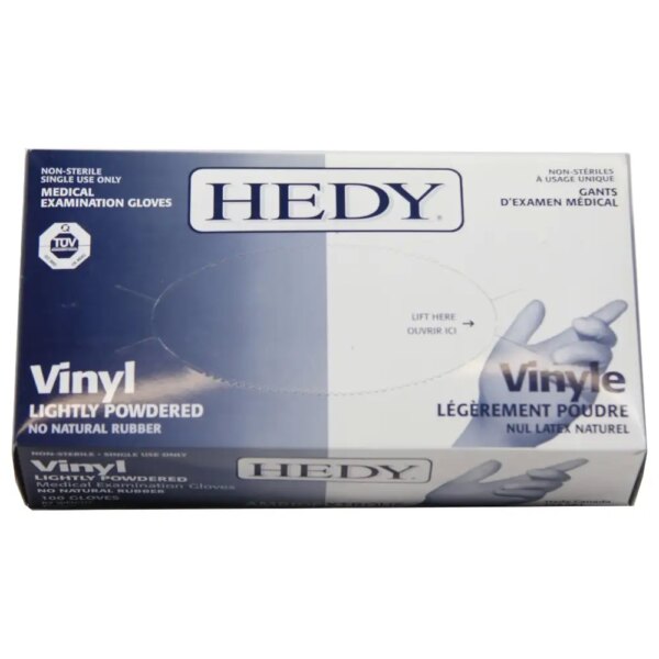 Hedy Vinyl Gloves - 100 / box