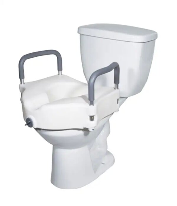 High Rise Toilet Seats Commodes with Handles