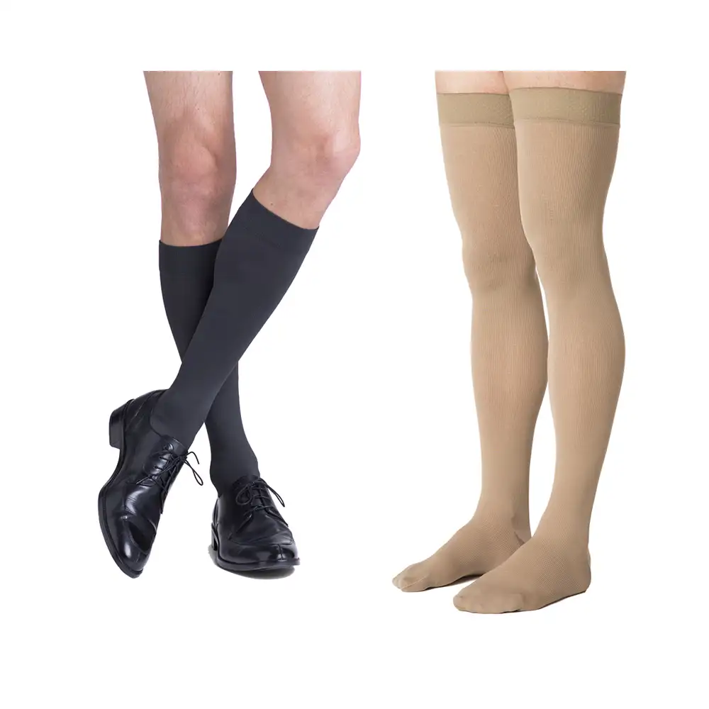 Men's compression stockings knee high