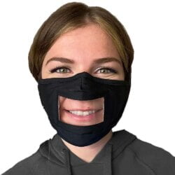 See-Thru Face Mask 3 Packs - Three Colours