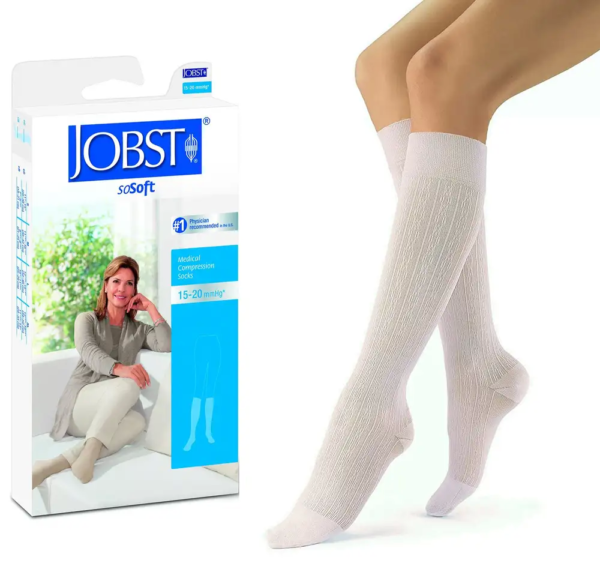 Knee length socks for ladies