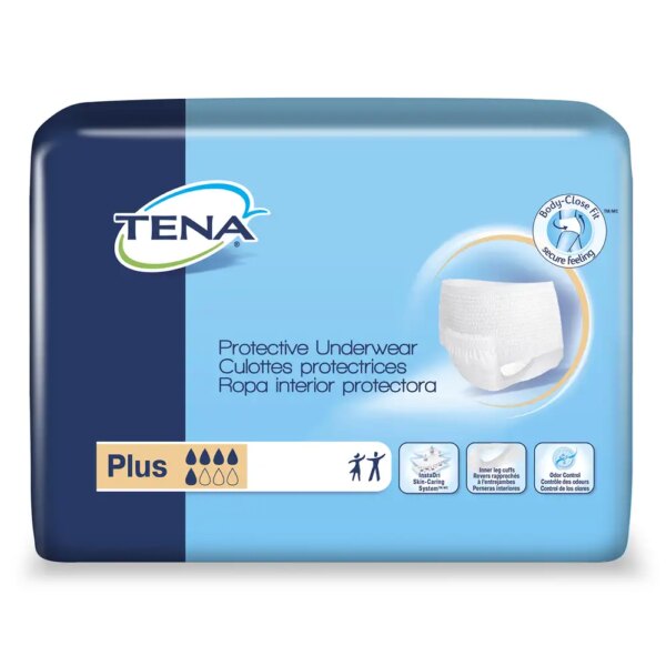 TENA® Unisex Underwear - Plus-X-Large-case (4 packages)