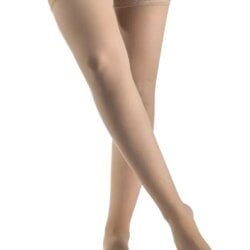 Natural Rubber Thigh High Compression Stockings