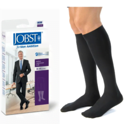 JOBST Ambition Men Knee High Stockings, Closed Toe Long