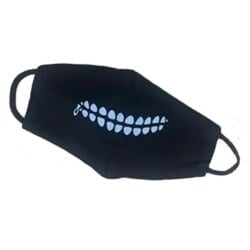 Fashion Mask with Zipper and Filter Pocket