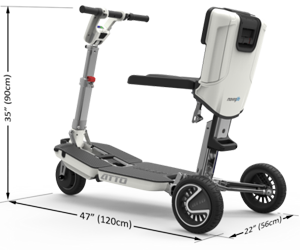 ATTO Mobility Scooter Drive Dimensions