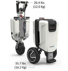 ATTO Mobility Scooter Split Dimensions